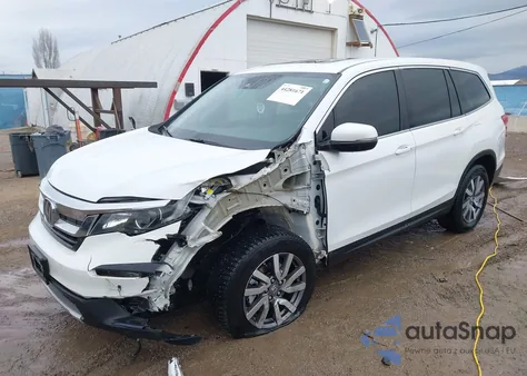 2021 Honda Pilot Awd Ex-L z USA, uszkodzony, nr VIN 5FNYF6H5XMB101378